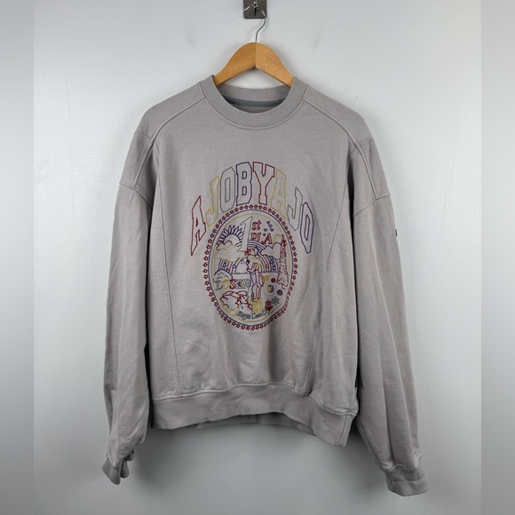 Ajobyajo Men Grey Sweater One Size - Picture 1 of 6